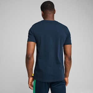 Neymar JR "BNA" Men's Football Logo Tee, Marine Blue-Sand Dune, extralarge-IND